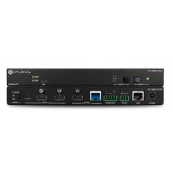 Switcher serie OMEGA 3x1 con entradas 2x HDMI y 1x USB-C y salida espejo HD
