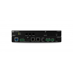 Receptor OMEGA HDBaseT 4K/UHD con salida de audio y entrada local HDMI.