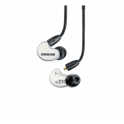Auriculares AONIC215 cable removible RMCE-UNI. Mic y control. Blanco