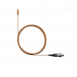 Lavalier Omni. Waterproof Cable 1.6mm LEMO. Cacao