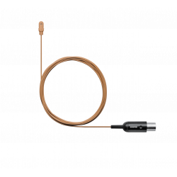 Lavalier Omni. Waterproof Cable 1.6mm MTQG-A. Cacao