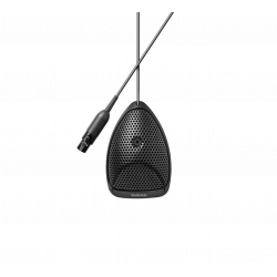 Micrófono mini superficie Condensador Cardioides con previo. Color negro.