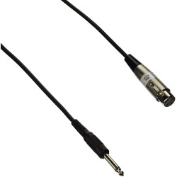 Cable de señal con conexión XLR3FX/Jack mono de 6m. (Pin 2 +).