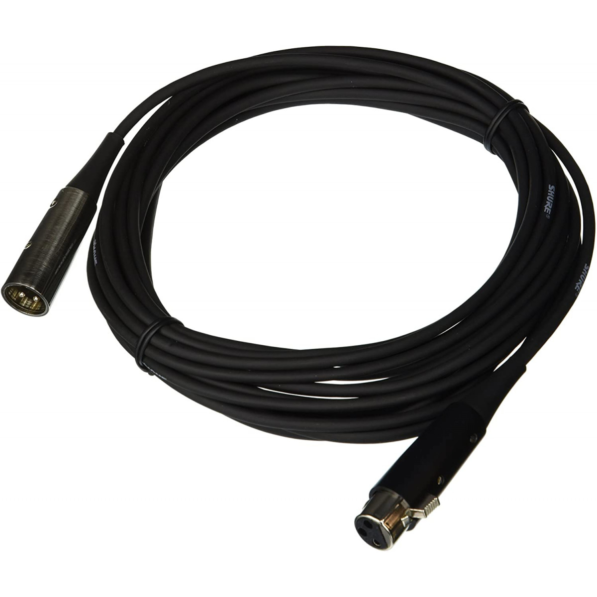 Cable de micro Triple-Flex Switchcraft XLR3MX/XLR3FX de 7,5m. Cromado.