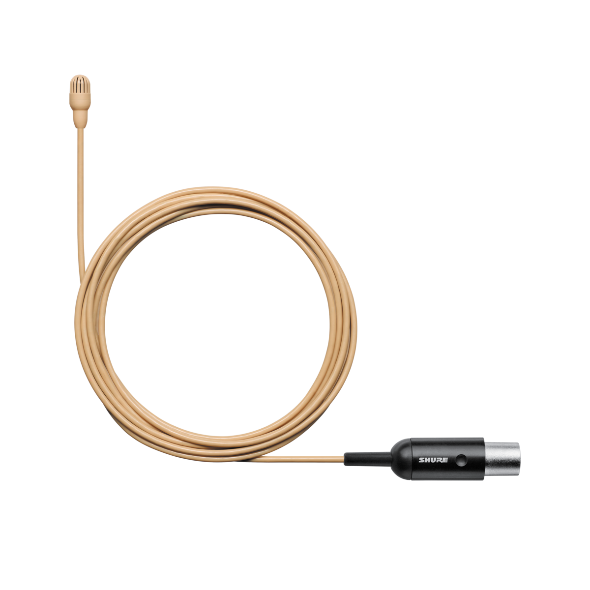 Lavalier Omni. Natural. Sensibilidad Alta. Cable 1.6mm MTQG. Beige