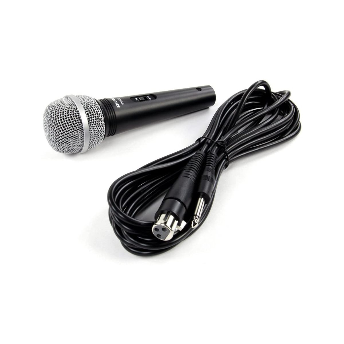 Micrófono Dinámico Multiusos con Interruptor y Cable XLR / Jack