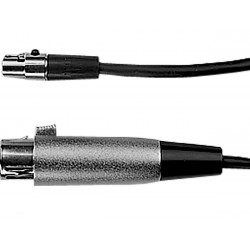 Cable XLR3FX/TA4F de 1,3 m para micrófono dinámico a transmisor petaca