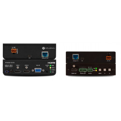 Kit Transmisor y receptor HDVS 3x1 HDMI y VGA, salida de audio y HDBaseT