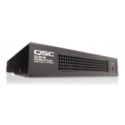 Procesador Q-SYS Core de QSC con E/S analógicas y en red (64x64 Ch. 8 I/O Flex. 8x8 USB. 2x Voip. 8x8 GPIO. 1/2u 19")