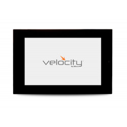 Velocity Panel táctil de 8” acabado negro.