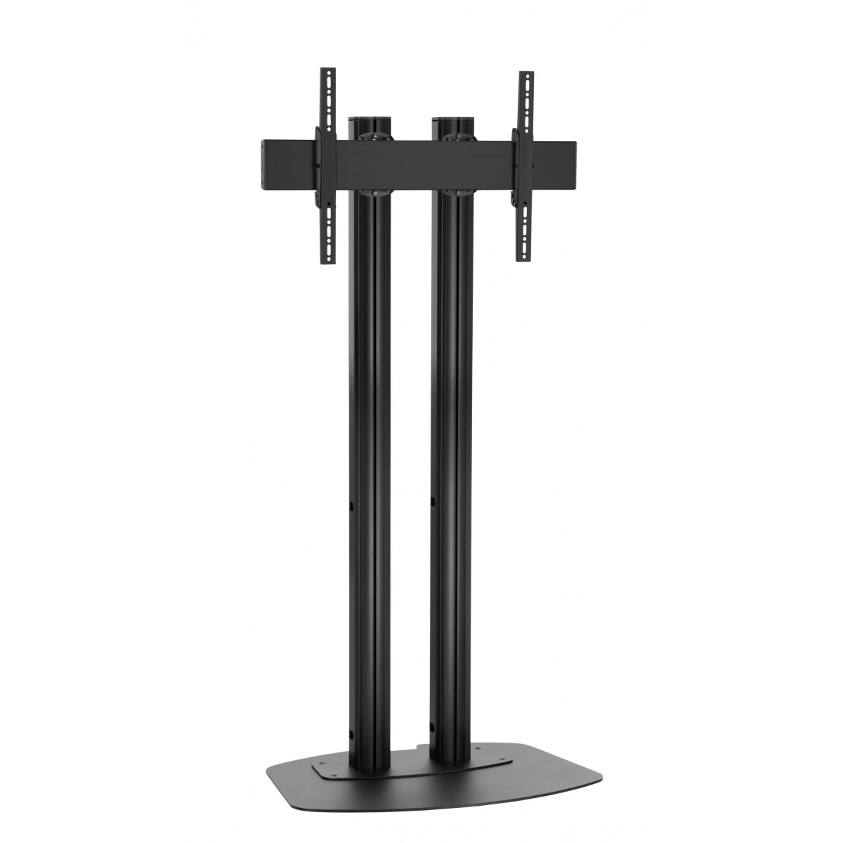 FD1884 Floor stand, double pole 180cm, 800x400 black