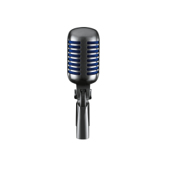 Micrófono Dinámico Vocal Clásico años 50' Super 55 de Shure