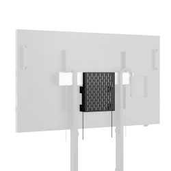 RISE A311 Unidad de almacenaje oculta para soportes elevadores de pantalla eléctricos RISE (negro)