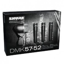 Kit Micrófonos para Batería incluye 3 x SM57 y 1 x Beta52