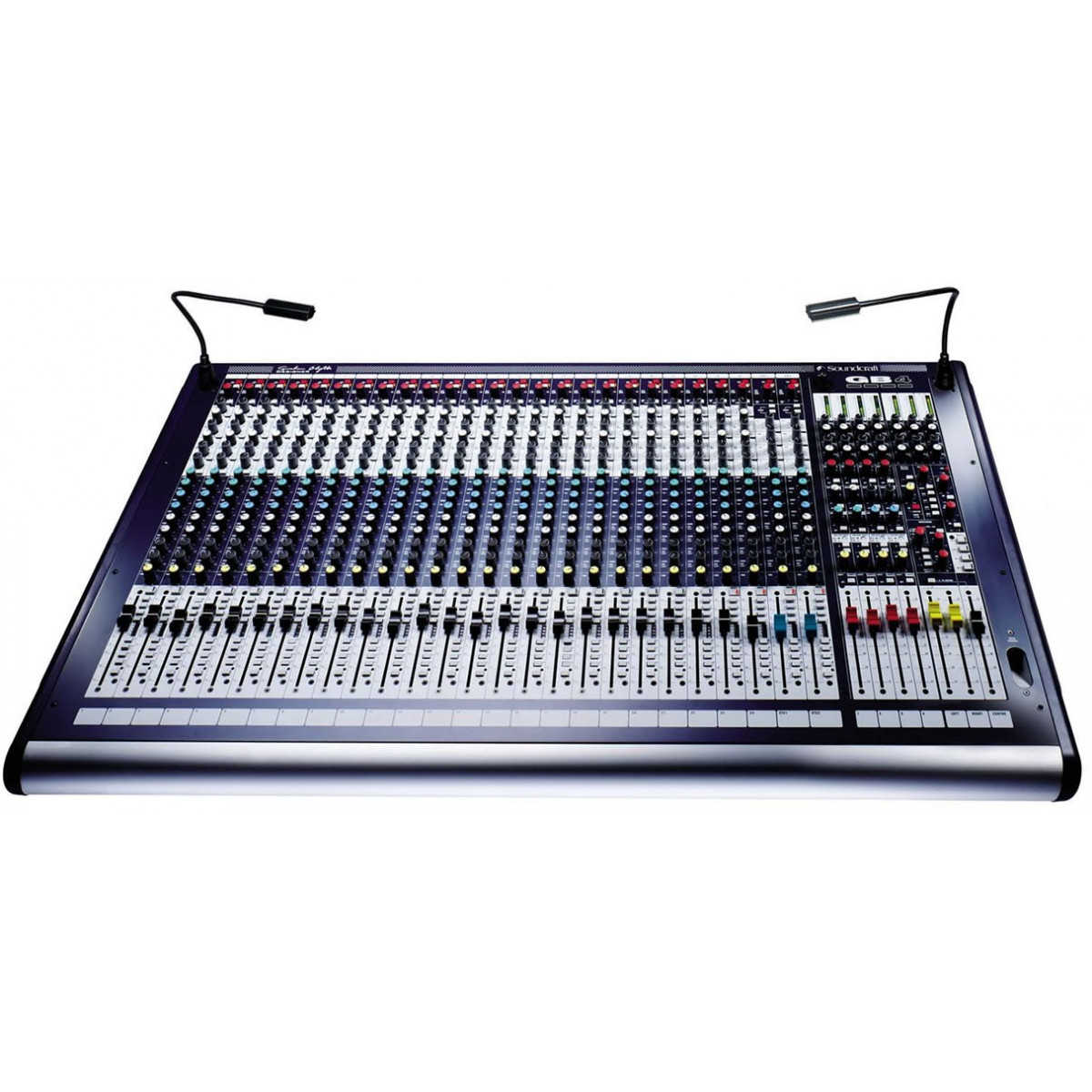 el estudio cajón Mencionar Mesa de mezcla analógica 24 canales 8 auxiliares 4 subgrupos Soundcraft