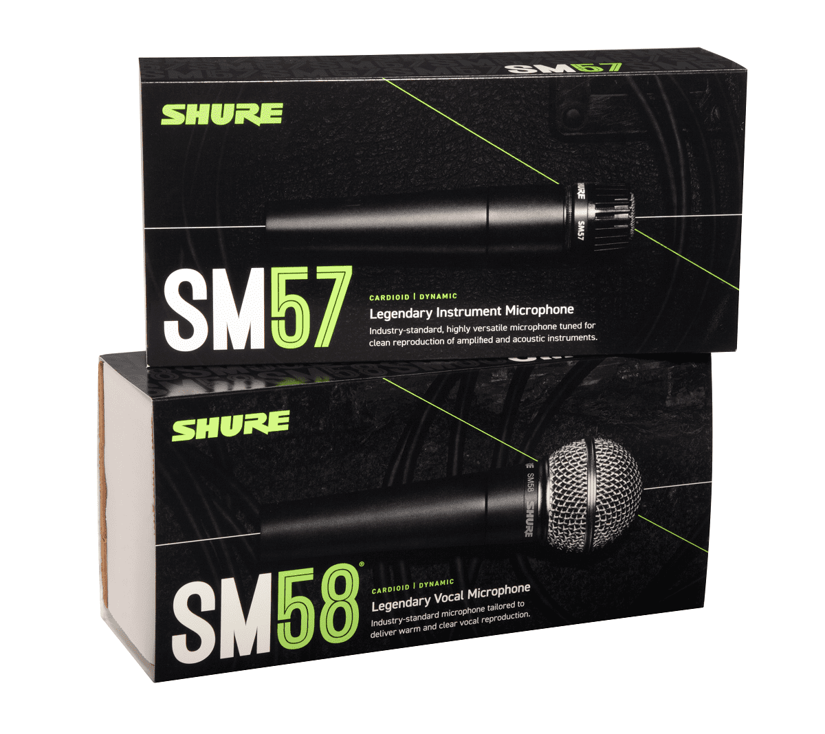 Conoces las diferencias entre los micrófonos SM57 y SM58 de Shure?